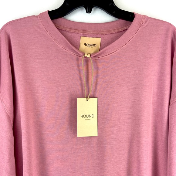 U Deep Rose High Low Sweatshirt Size S NWT - Picture 4 of 6